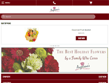 Tablet Screenshot of angelonesflowers.com